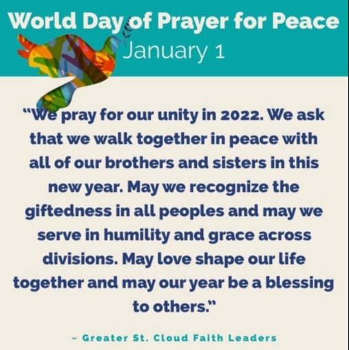 220101 World Day of Prayer for Peace